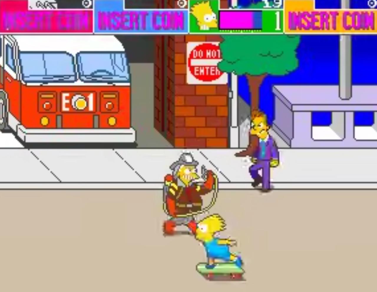 The Simpsons Arcade Game Cartoon Chaos In Coin Form