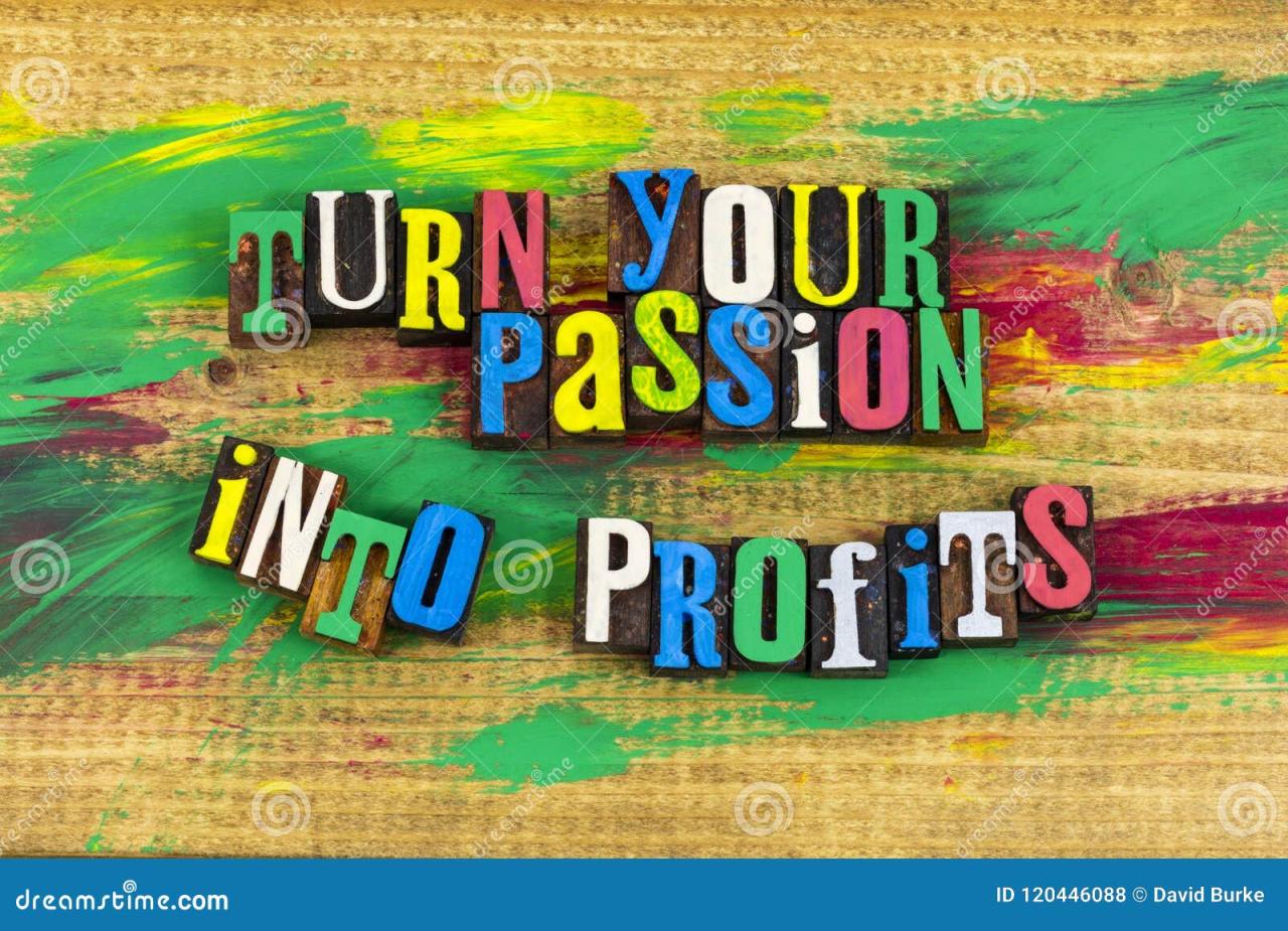 Turn Your Passion into Profits Message Stock Photo - Image of ... From Pixels to Profits: Turning Arcade Passion into Business